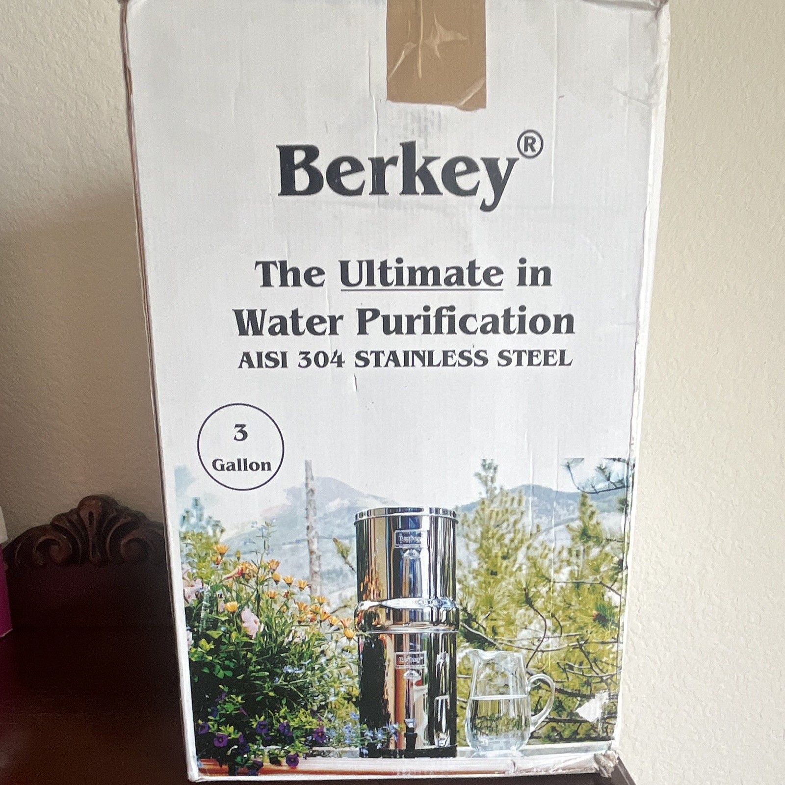 Royal Berkey Countertop Stainless Steel Water Filtration System, No Filters