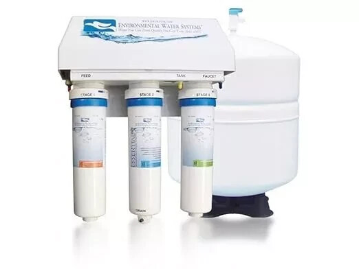 Environmental Water Systems RO3 3-Stage Under Counter Reverse Osmosis System New