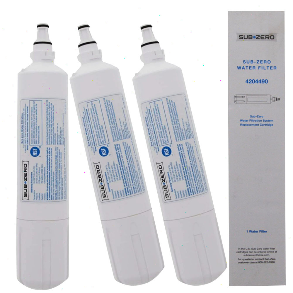 3 Pack Fit For SUB—Zero 4204490 Refrigerator Water Filter