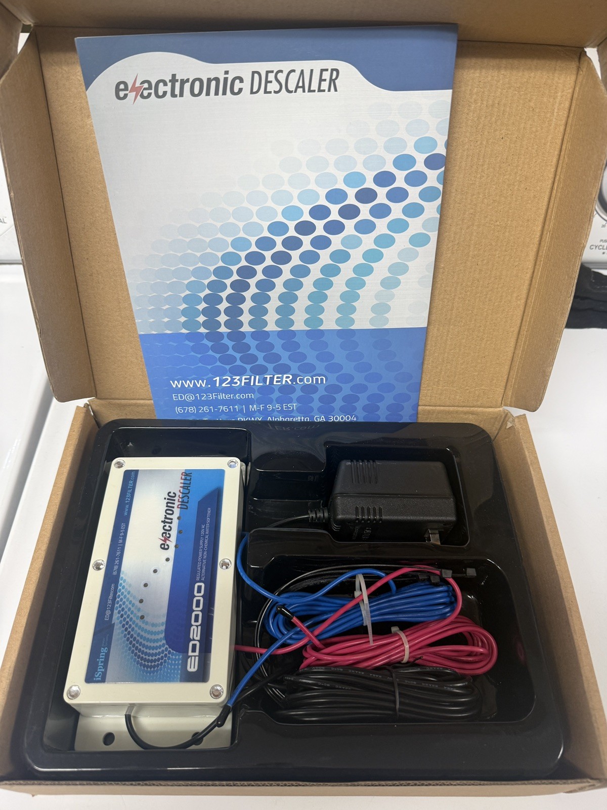 iSpring ED2000 Whole House Electronic Descaler Water Conditioner