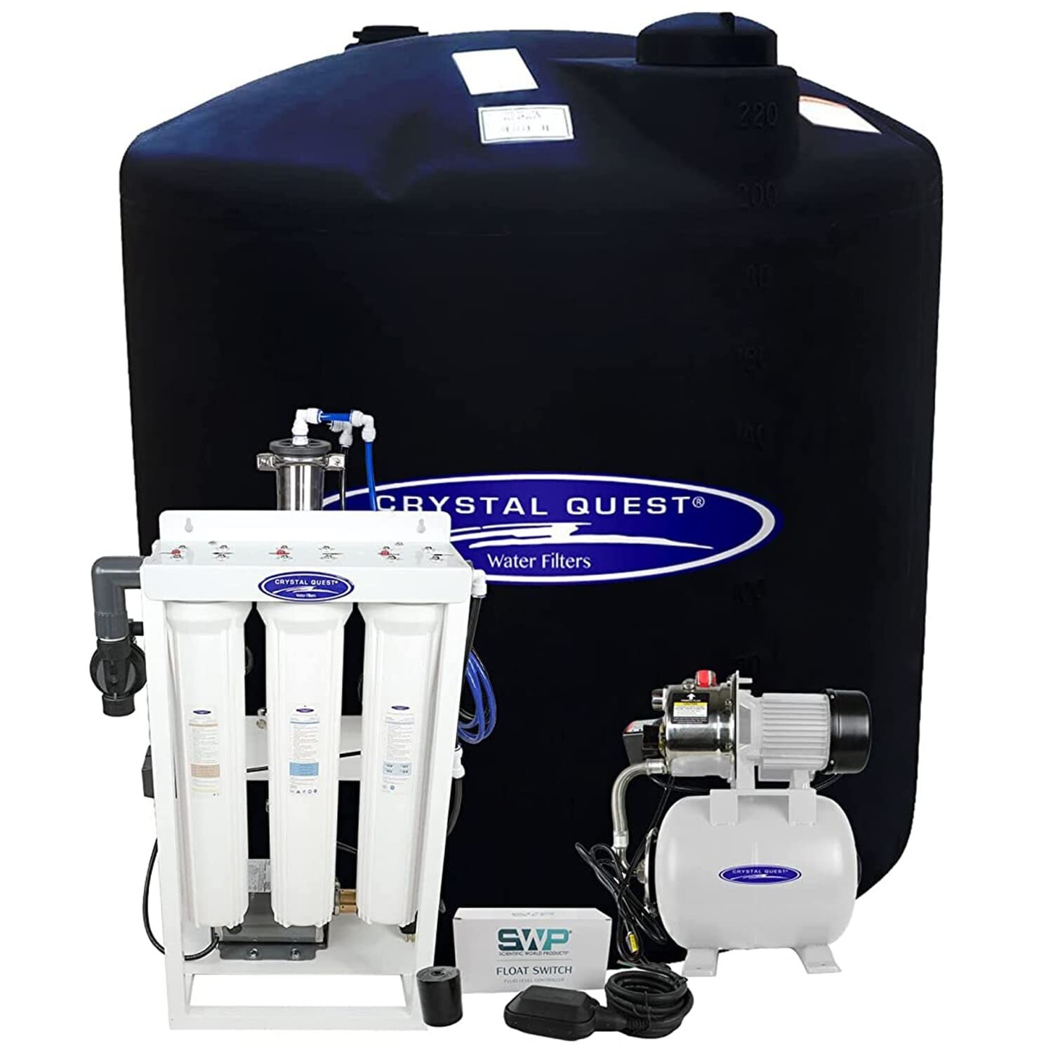 Crystal Quest Whole House Reverse Osmosis System Storage Tank Kit (220 Gal)