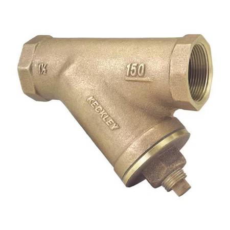 Keckley 21Thy-Bcm20m34-Fti-F Y Strainer, 2 In Npt, 7-1/2 In L, 20 Mesh, Bronze,