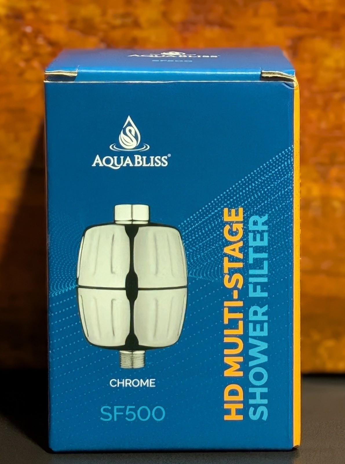 AquaBliss HD Multi-Stage Shower Filter SF500 Chrome Water Purifier New Open Box