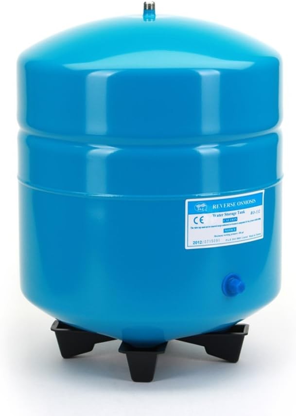 4 Gallon NSF Reverse Osmosis Water Tank Water Storage Metal RO 132 Water Tank