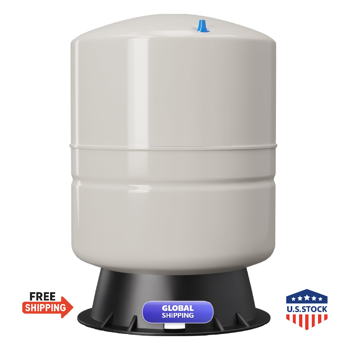 Max Water 14 Gallon Ro Pre-Pressurized Reverse Osmosis Water Storage Tank