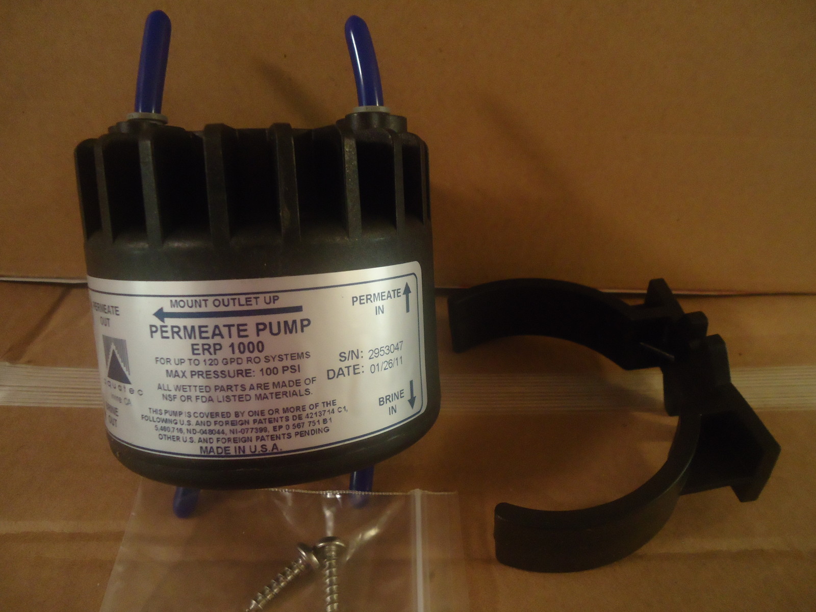 AQUATEC ERP 1000 PERMEATE PUMP ERP1000