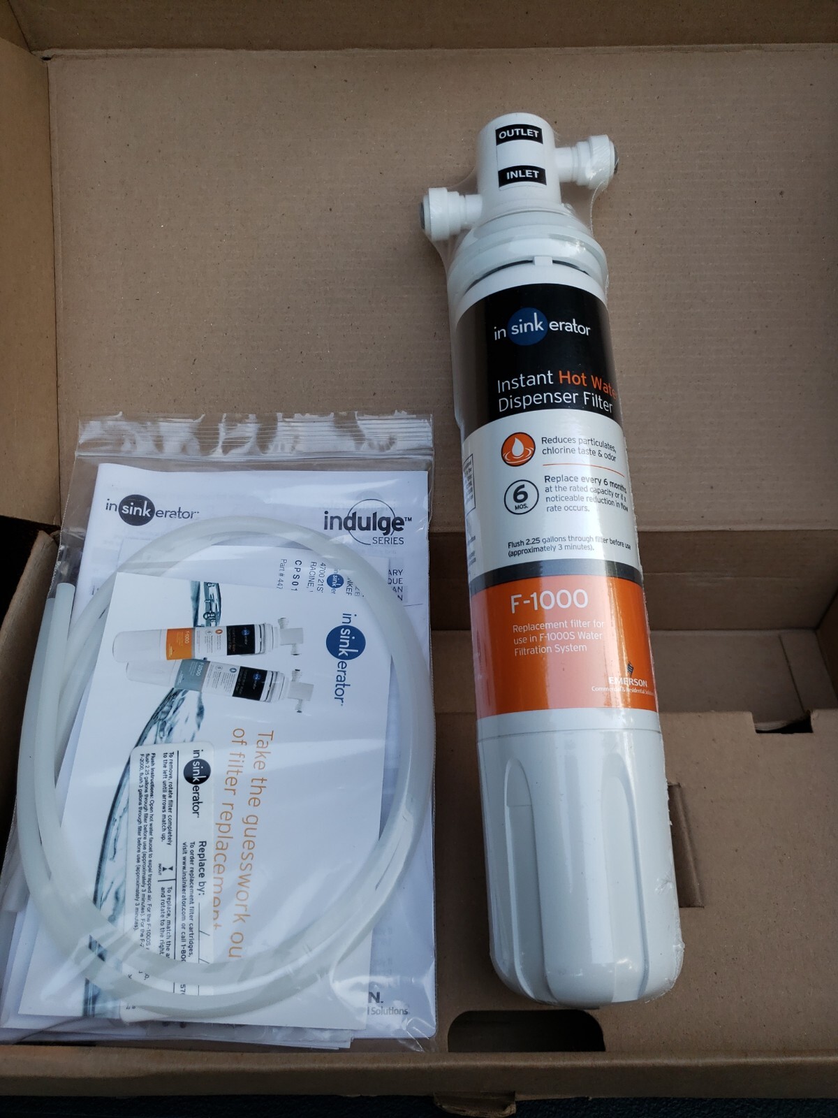 InSinkErator F-1000S Under Sink Water Filtration System Installation Kit