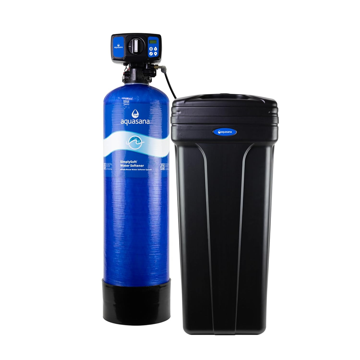 Simplysoft® 40,000 Grain Water Softener – Whole House Hard Water Reduction – Bas