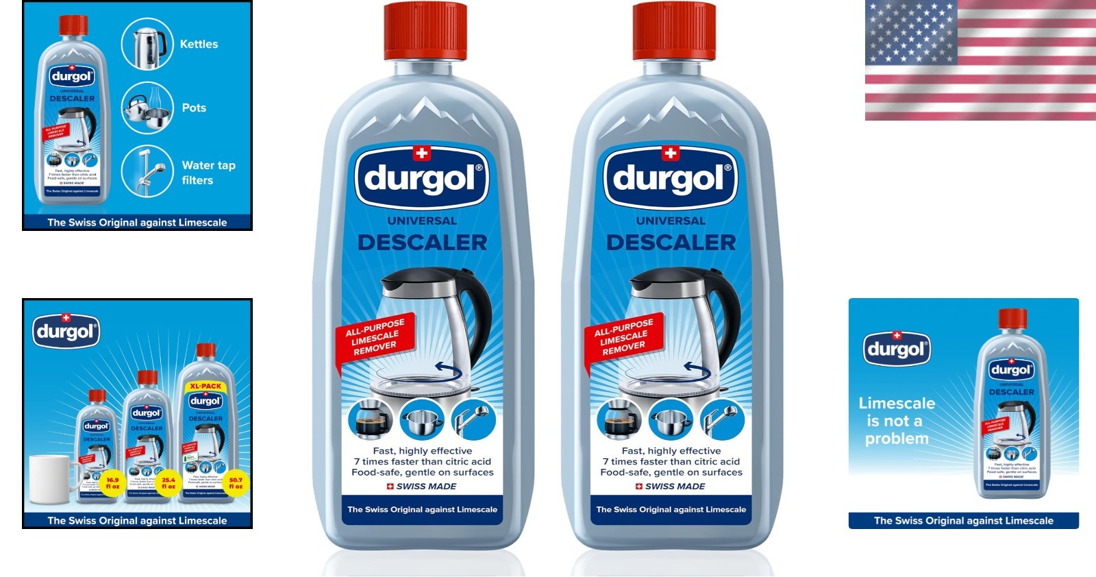 Effective Unscented 2-Pack Descaler – 16.9 Fl Oz for Kettle & Coffee Machine