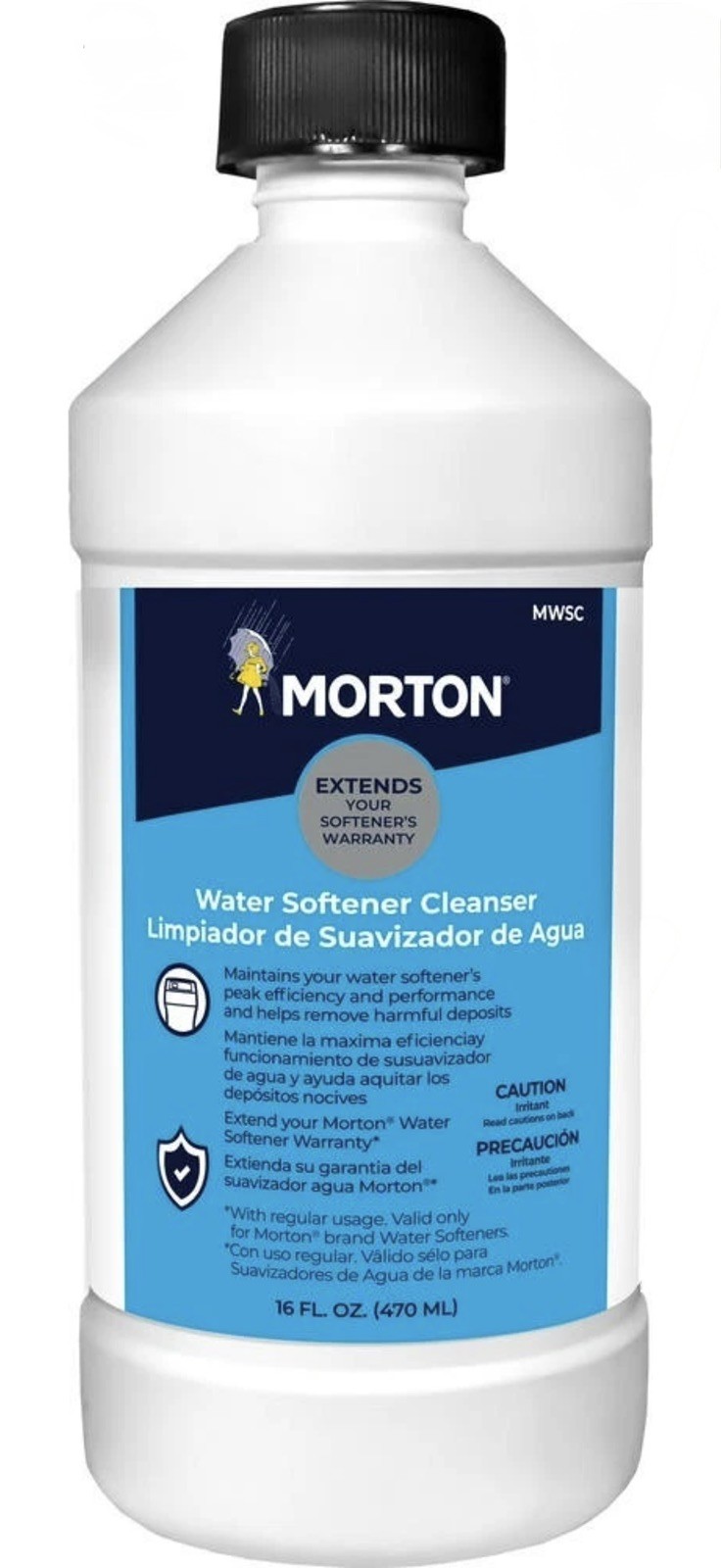 Morton MWSC Universal Water Softener Cleanser Off-White 16 Fl Oz (NEW) LAST ONE