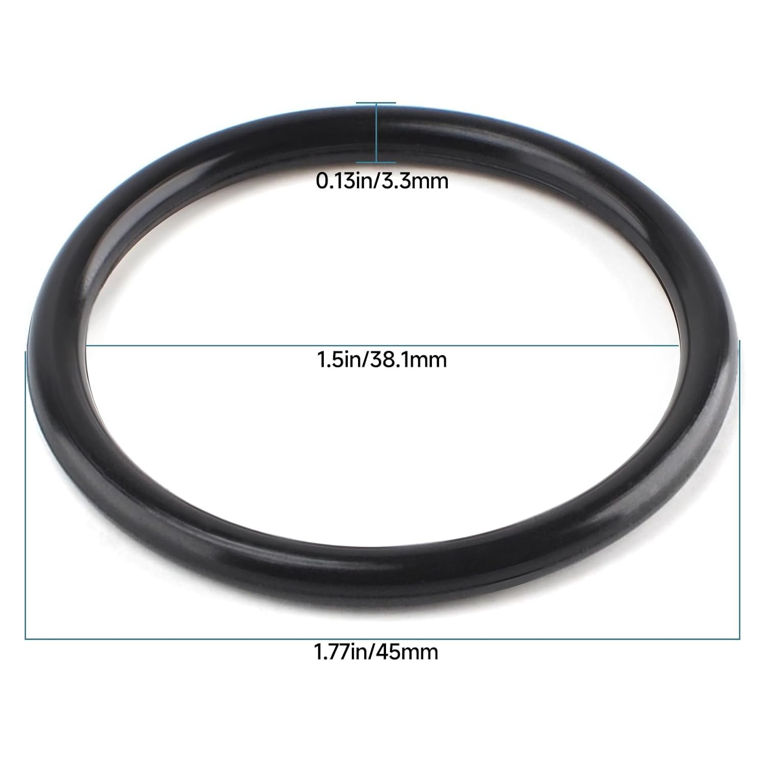 1pc Boat Deck Fill Cap O-Ring Gasket, 1.5 Inch Rubber Seal Ring for ferrous