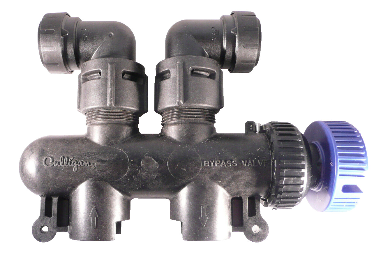 “New” Culligan 1″ Bypass Elbow Fittings HE / Medallist / Gold Series Softener