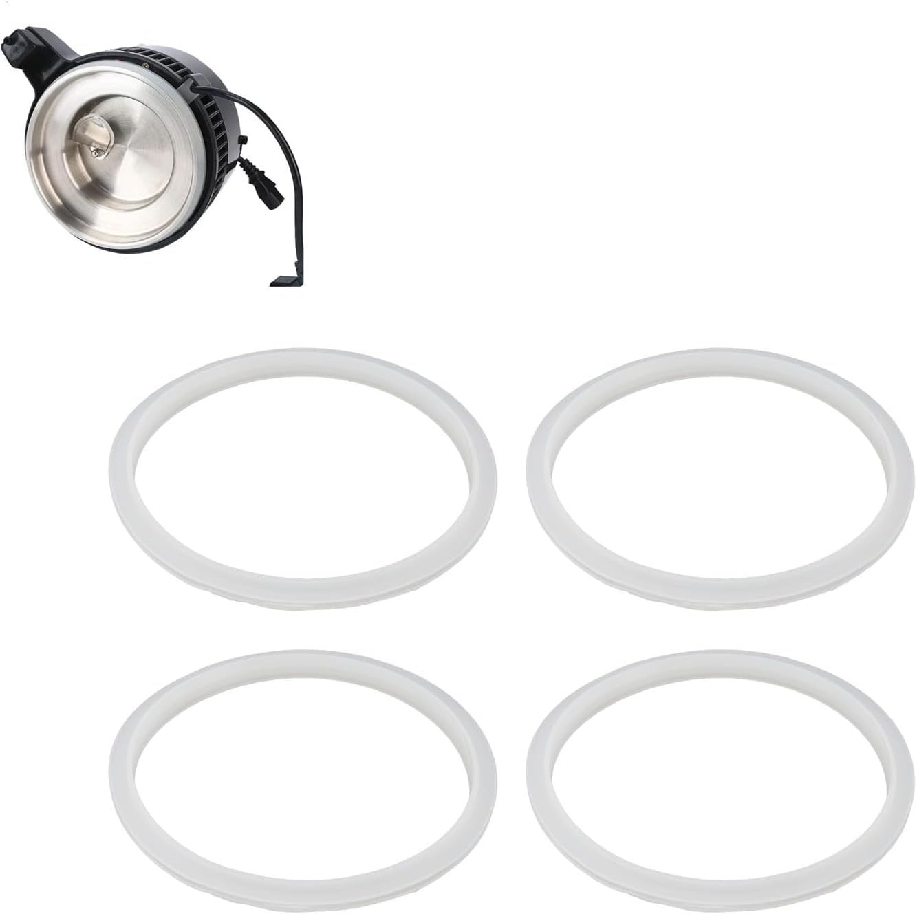 4PCS Silicone Sealing Ring for Water Distiller,Countertop Distiller Gasket,Hi…