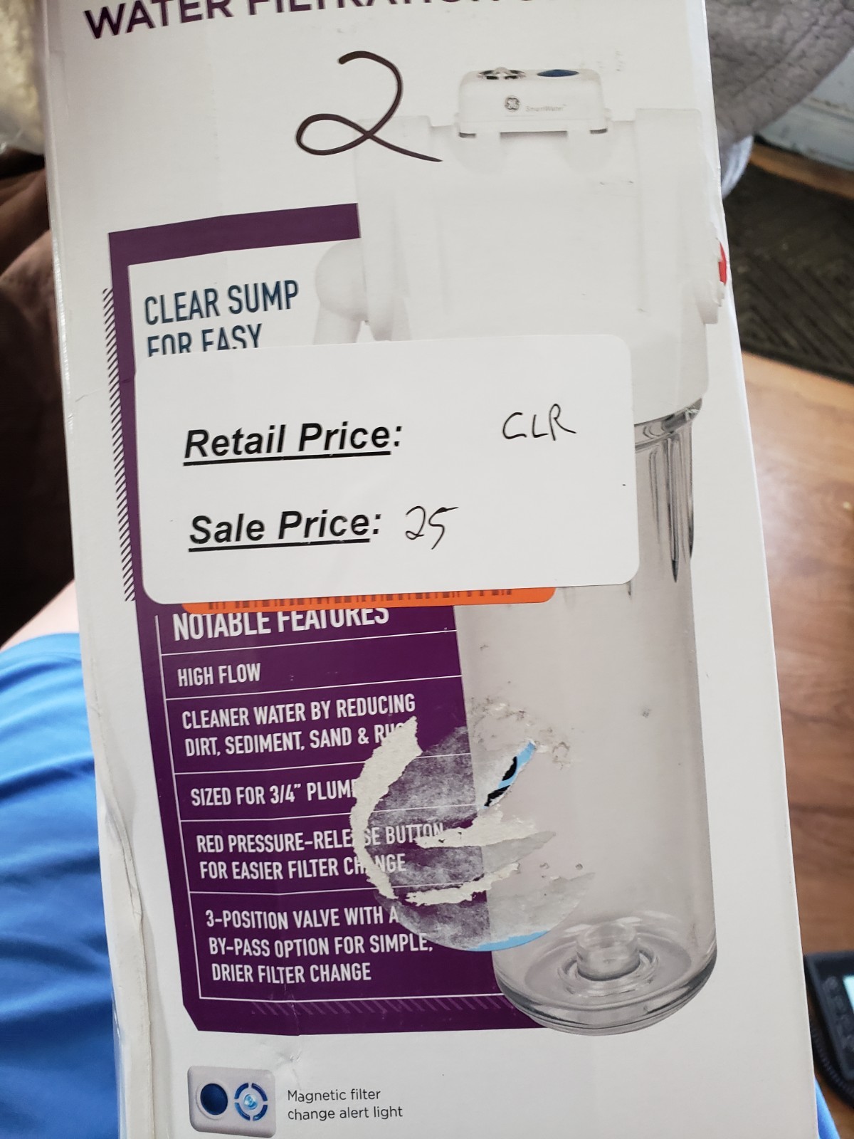 GE Whole House water filtration unit, new Model GXWH20T