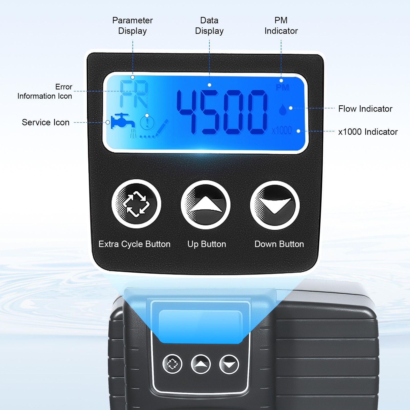 5600xstst SXT Digital Filter Timer Control Valve Digital Filter Control