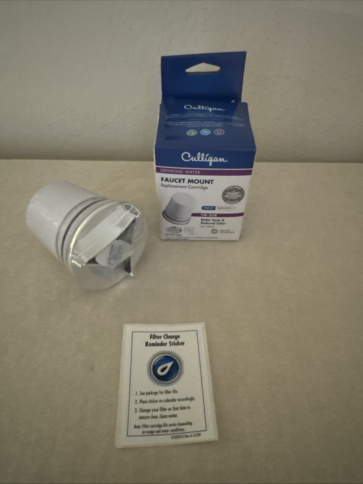 Culligan FM-25R Chrome Faucet Mount Replacement Filter Cartridge New
