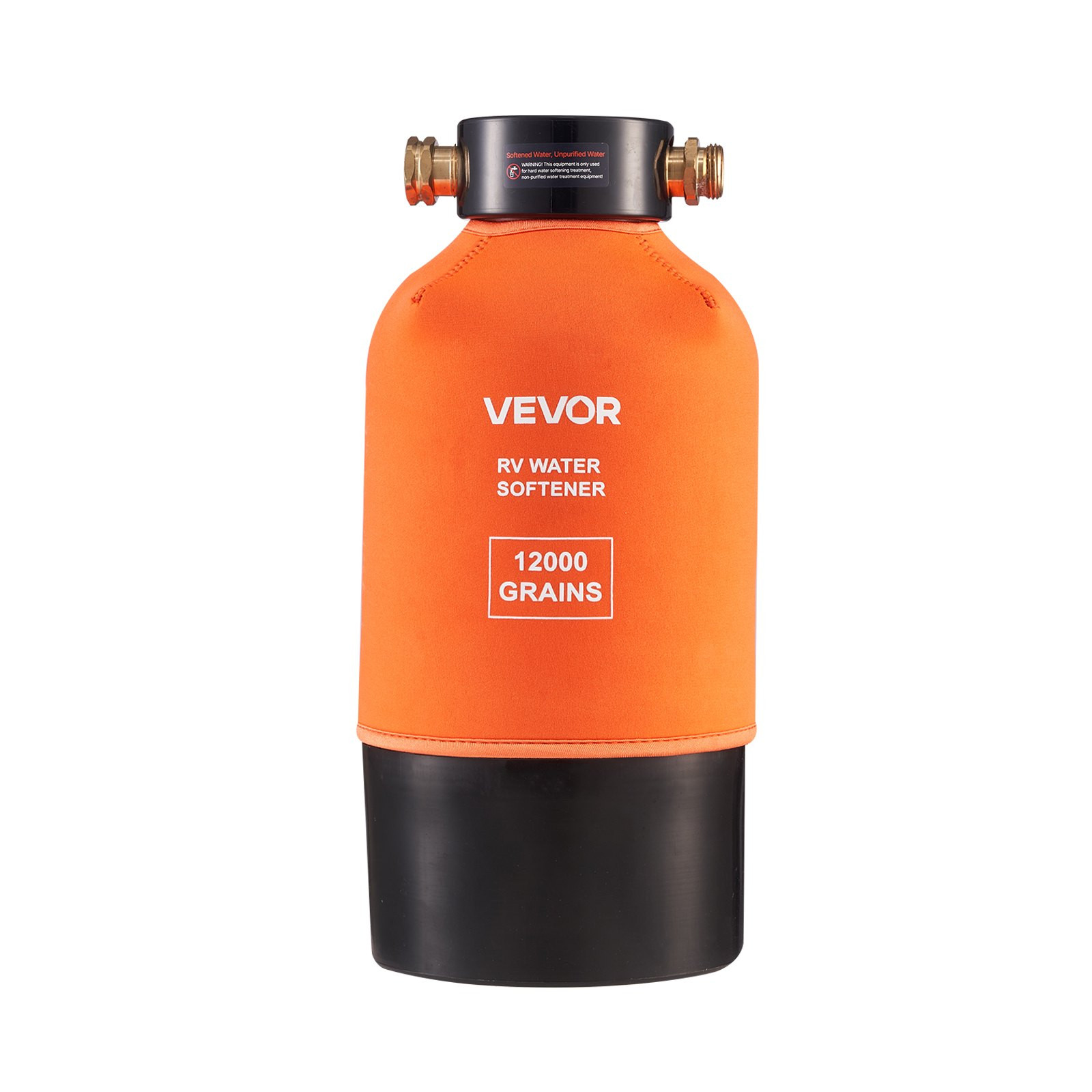 RV Water Softener 12000 Grain Portable System 3/4in Quick Connect Filter
