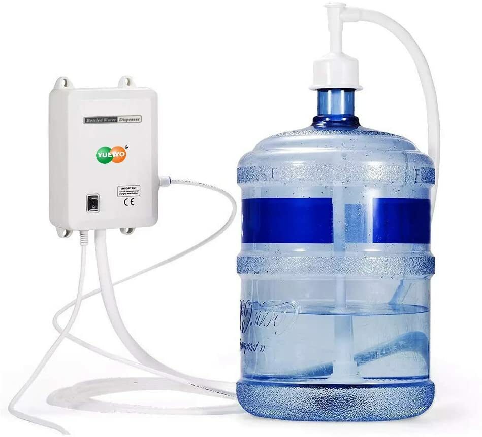 Bottle Water Dispenser Pump System 20ft with 110V AC US PlugSingle & Double Tube