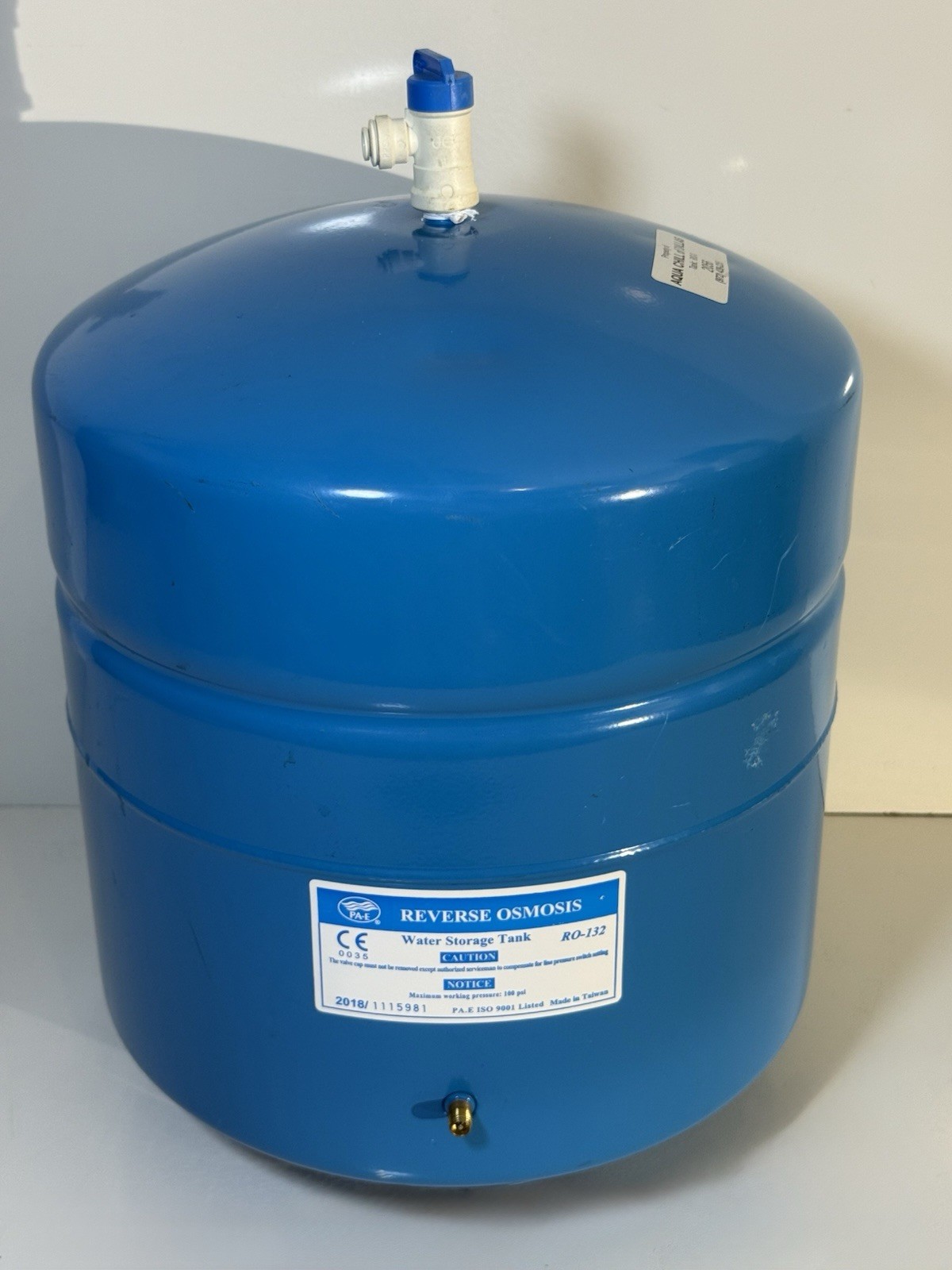 PA-E Reverse Osmosis Water Tank Water Storage Metal RO 132 Water Tank