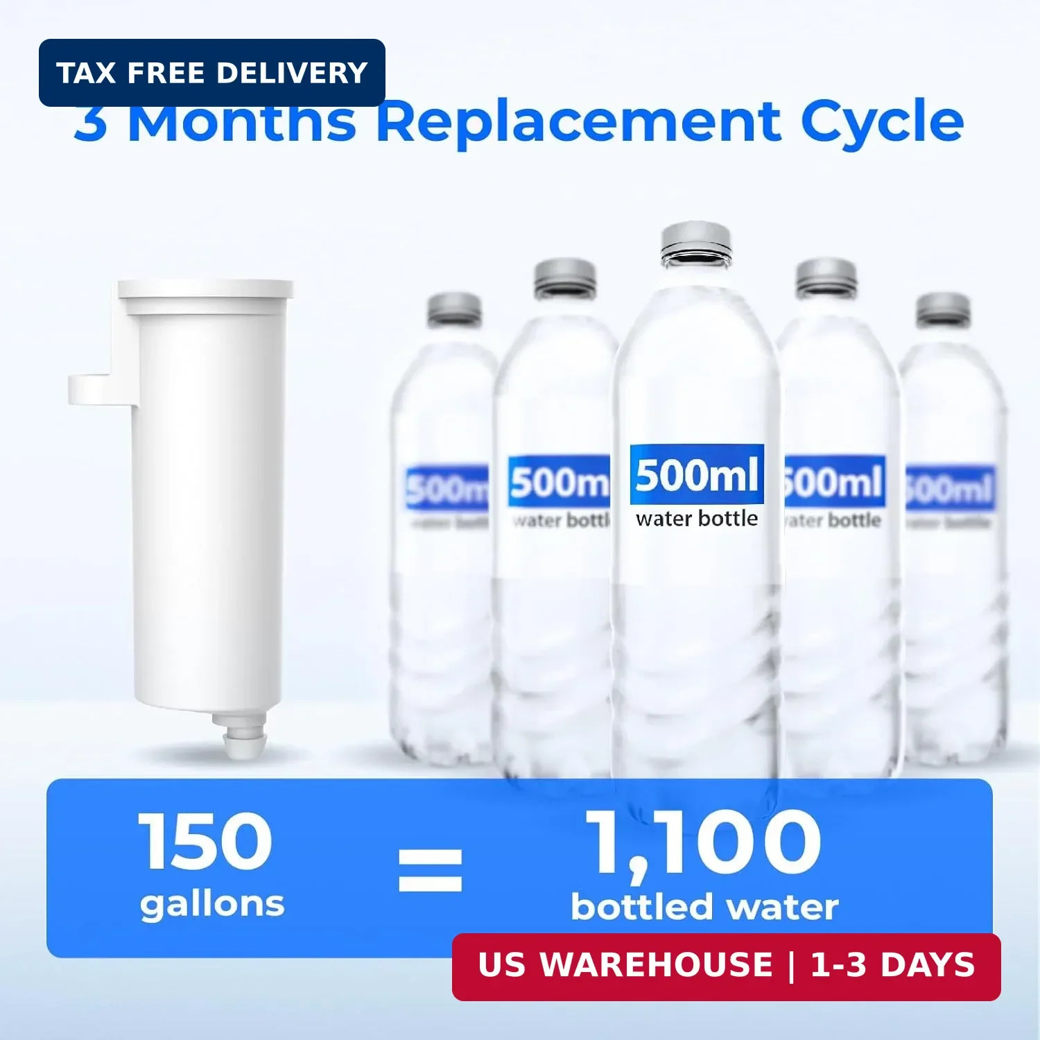 Waterdrop C33 Ice Maker Water Filter, Replacement for GE® Profile Opal 2.0 Nugge