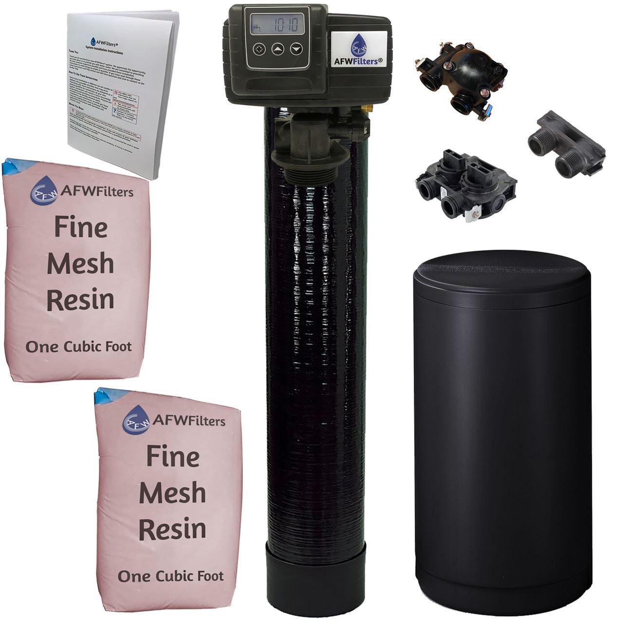 Iron Pro 2 cubic Foot (64k) On Demand Whole Home Water Softener with Fine Mesh R