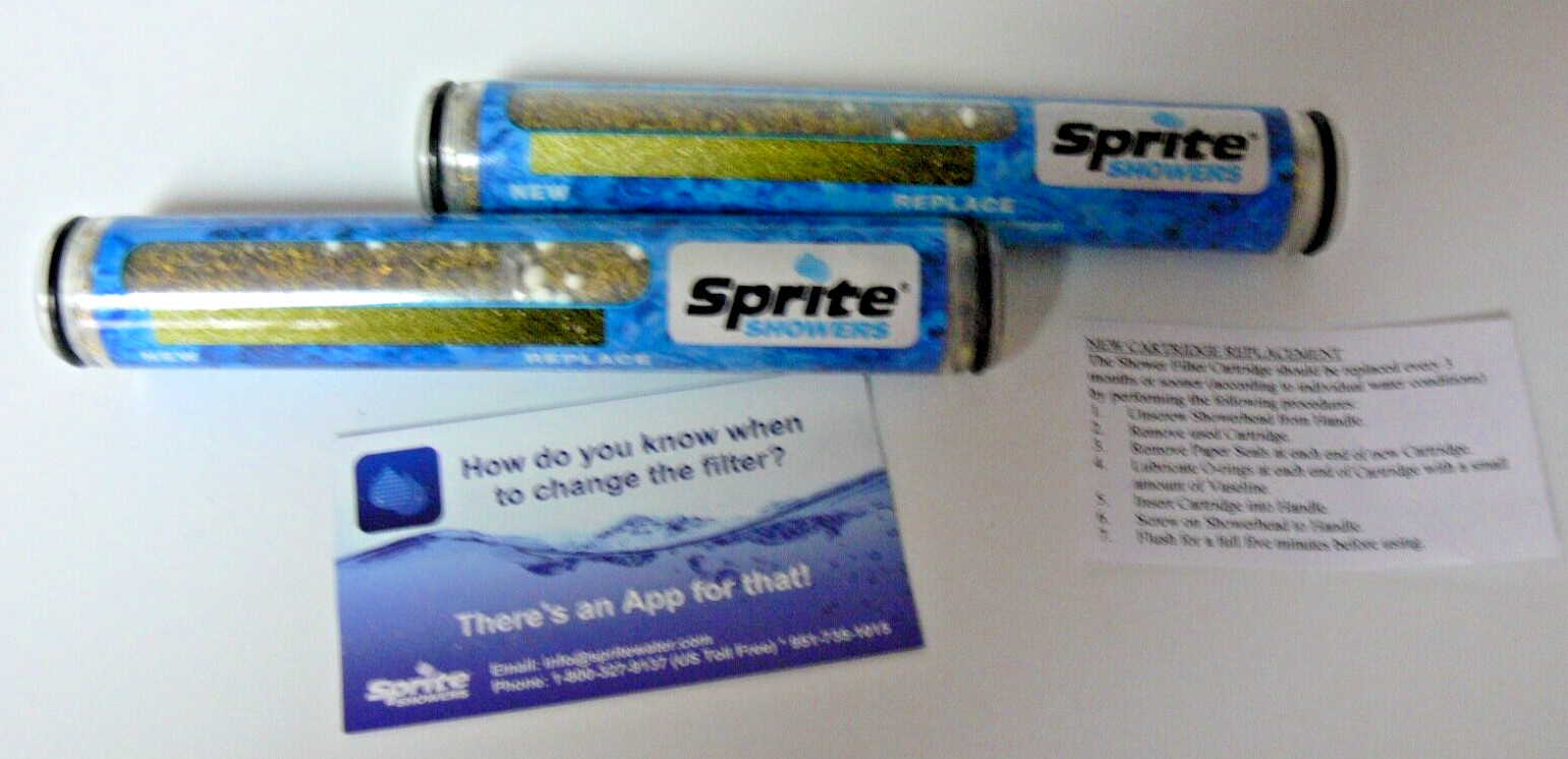 Sprite HHC-4 Handheld Replacement 4-Pack Shower Filter Cartridges New!