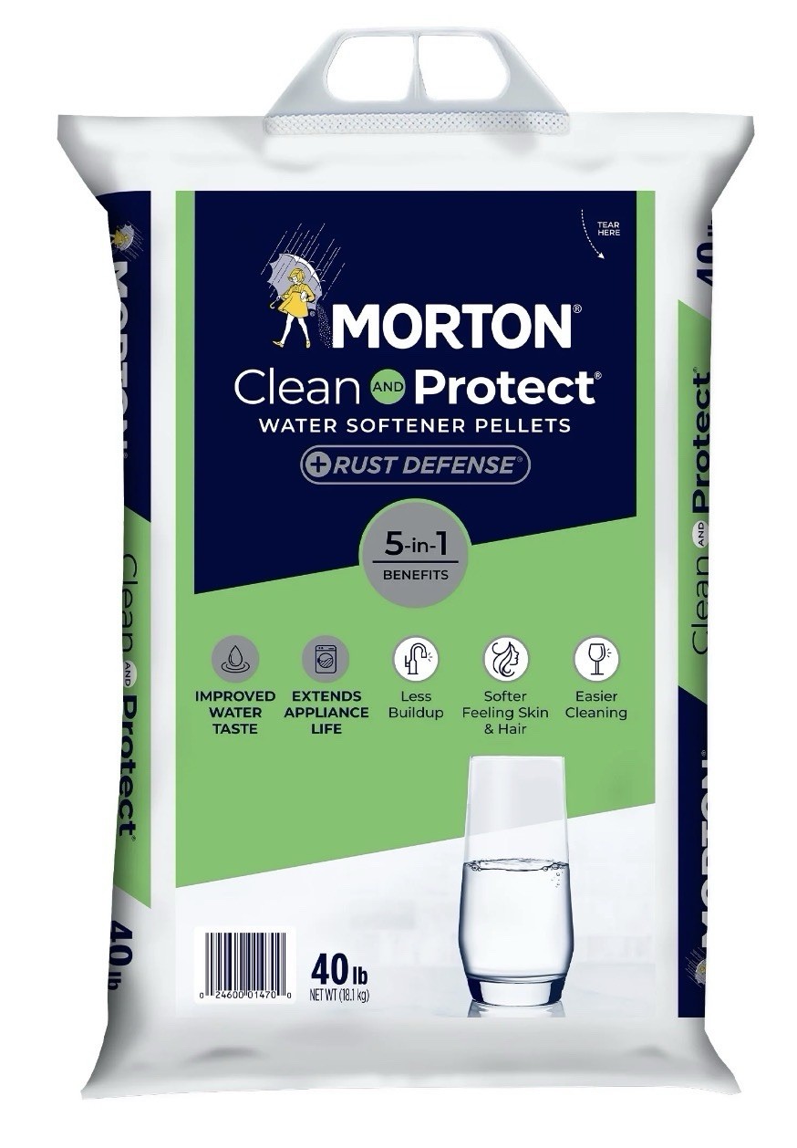 5 Pack Morton Salt FBA 1470 Rust Remove Water Softener Pellets 40 lb
