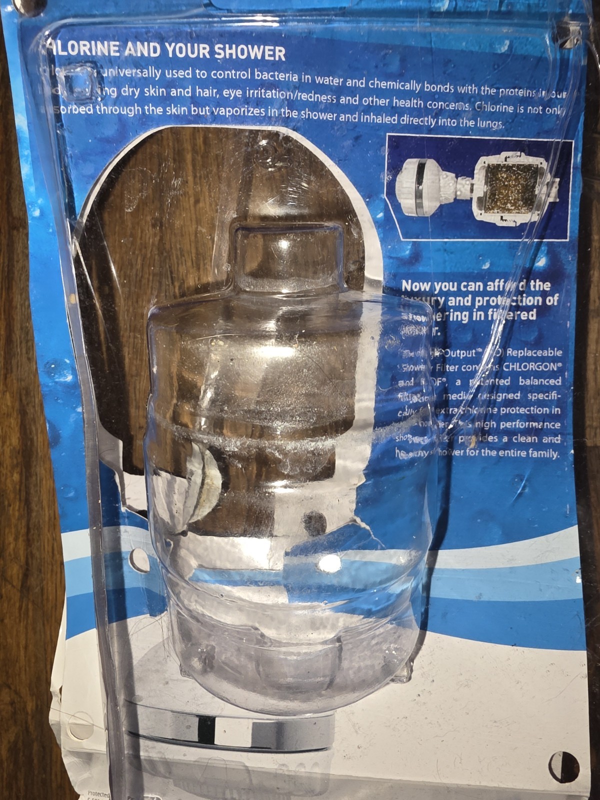 Sprite Showers HOB-CM High Output Brass Metal Shower Filter Housing Chrome READ