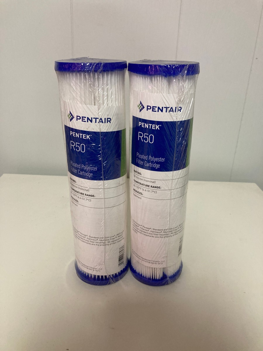 Pentair Pentek R50 Pleated Polyester Filter Cartridge