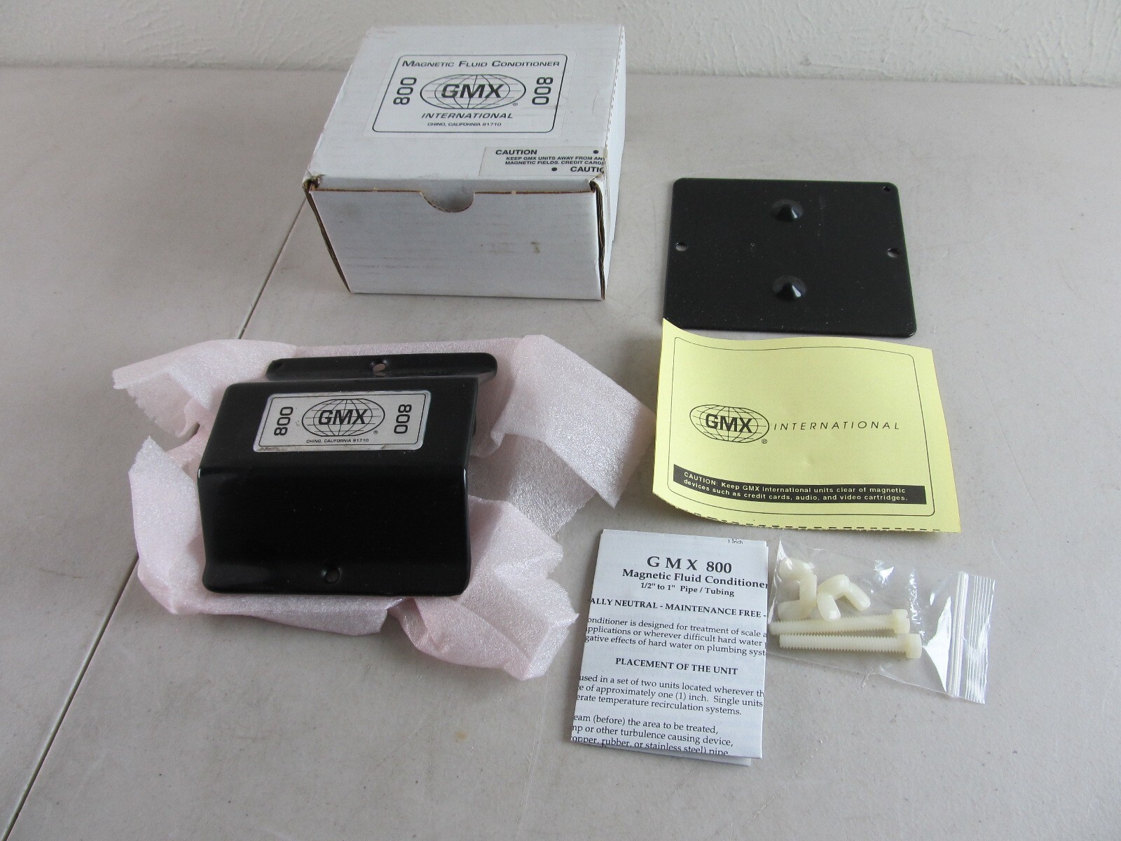 GMX 800 Magnetic Fluid Conditioner For 1/2 – 1 Inch New, Open Box