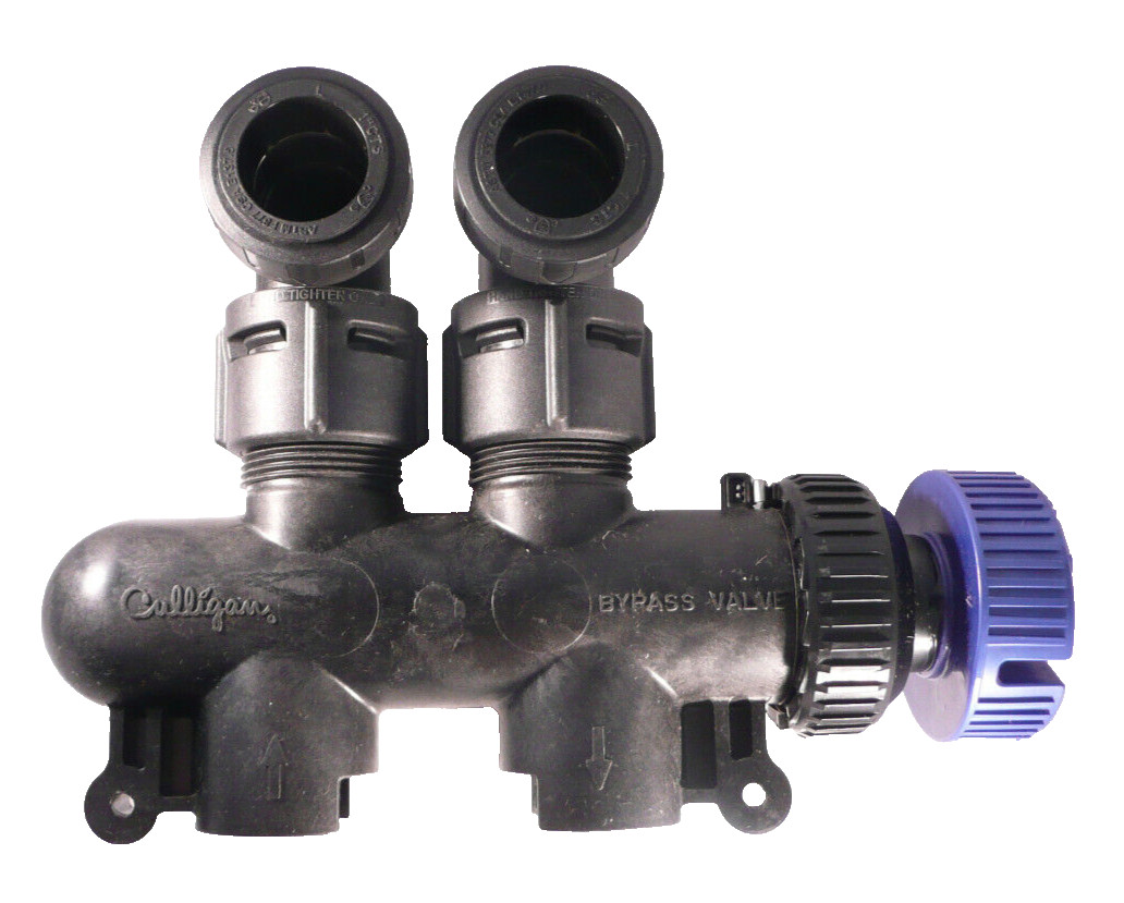 “New” Culligan 1″ Bypass Elbow Fittings HE / Medallist / Gold Series Softener