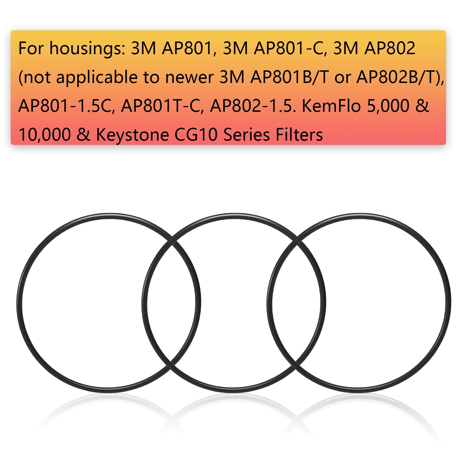 68898-32 Replacement O-Ring for 3M AP801, AP801-C, AP802 Series Water Filters