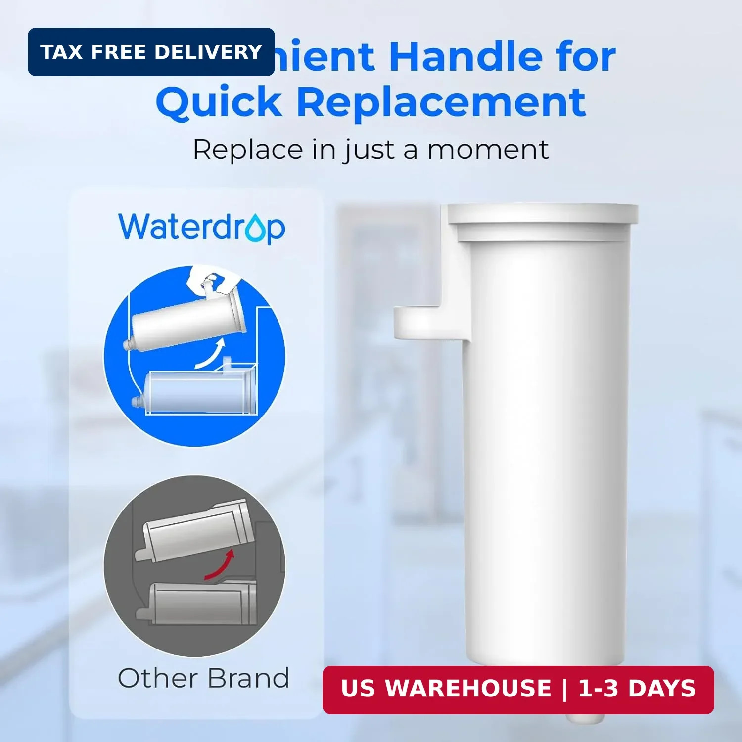 Waterdrop C33 Ice Maker Water Filter, Replacement for GE® Profile Opal 2.0 Nugge