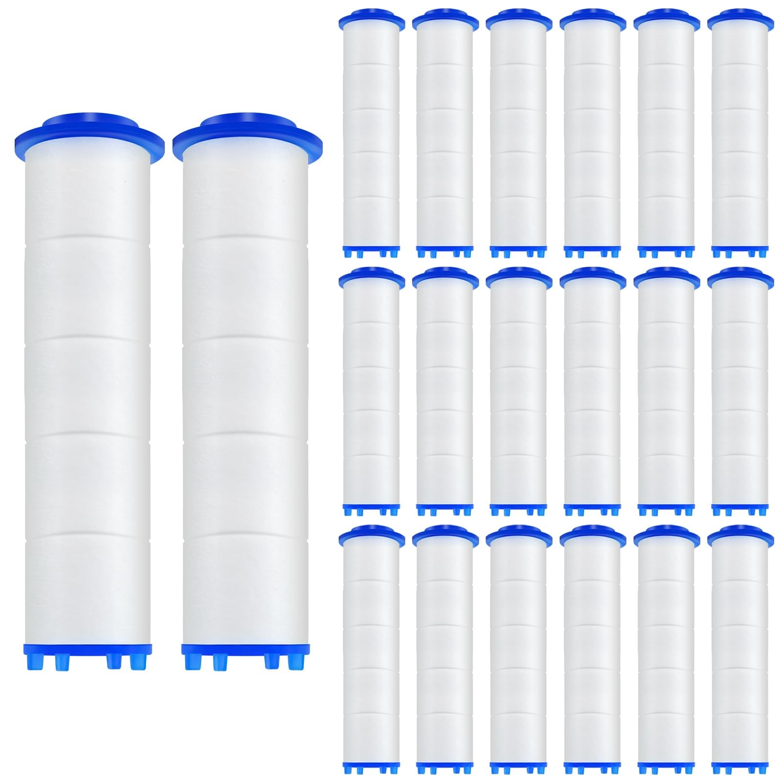 20 Pack Shower Filter Head PP Cotton 3.3 inches, inches