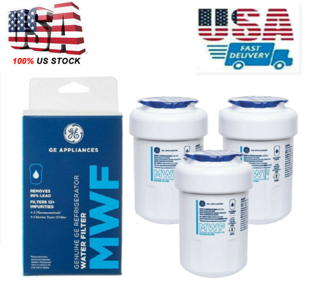 3 Pack Fit For GE MWF Sealed GWF 46-9991 Refrigerator Water Filter( USA ship)