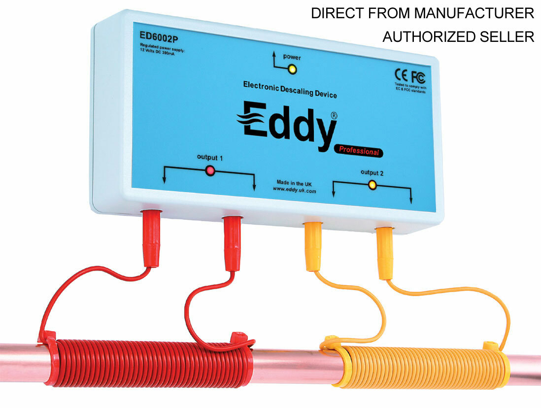 ED6002P-US EDDY ELECTRONIC WATER DESCALER – Alternative to a Water Softener