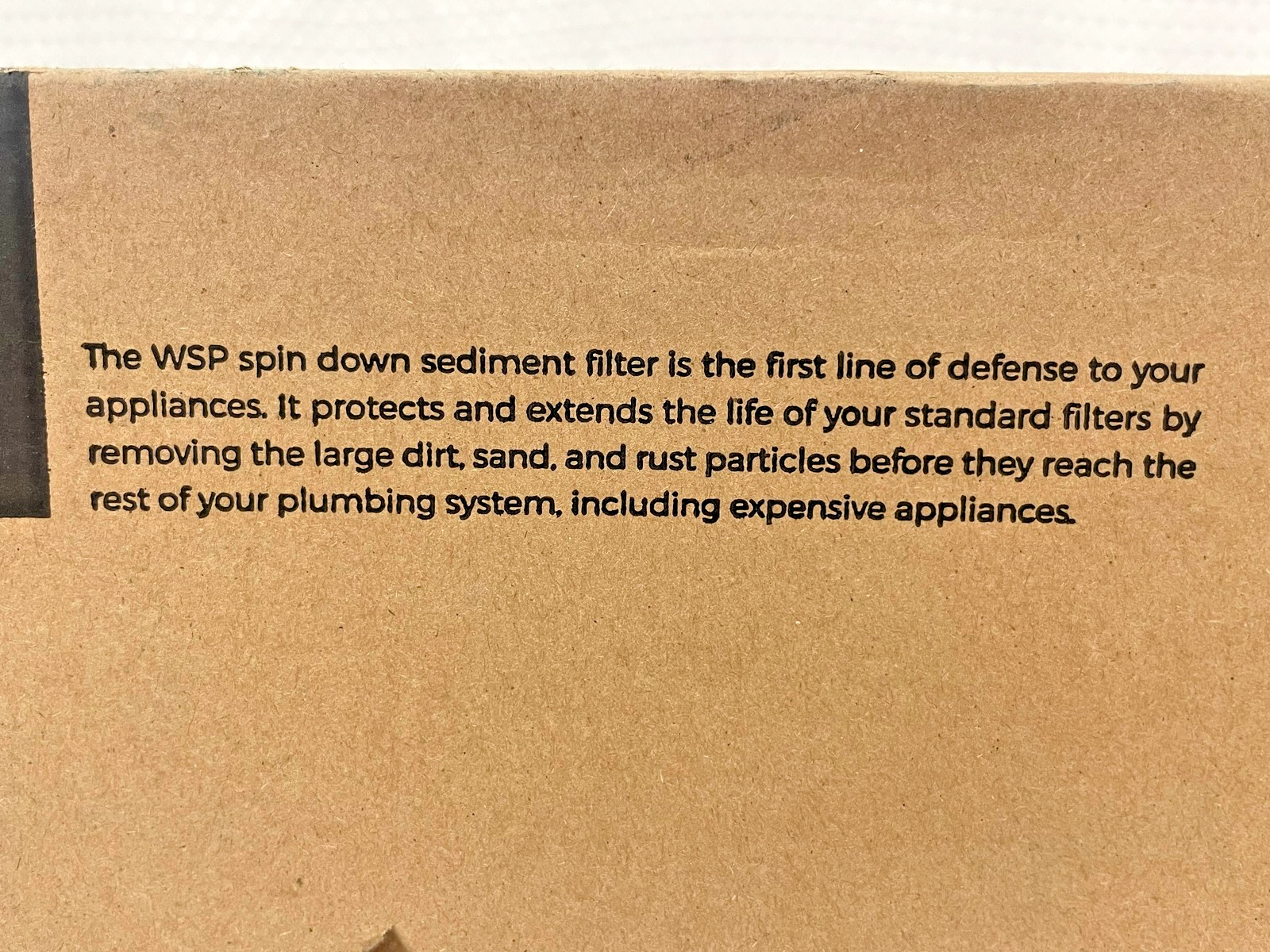 iSpring WSP50 Reusable Whole House Spin Down Sediment Water Filter 50 Micron NEW