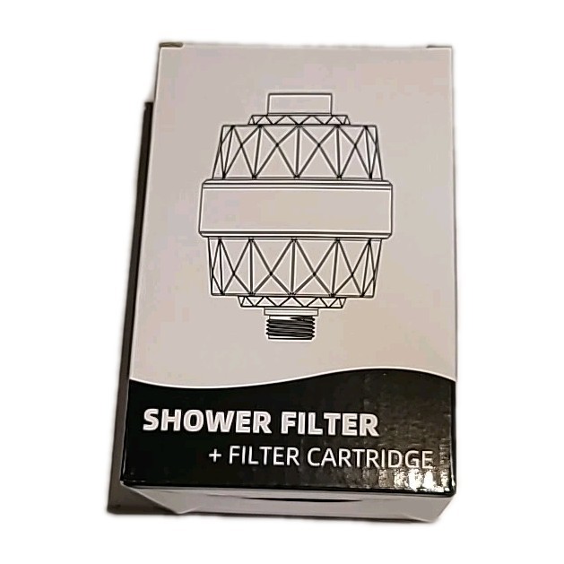 Shower Filter + Filter Cartridge Chrome 75% Water Filtration, 25% Rejuvenation
