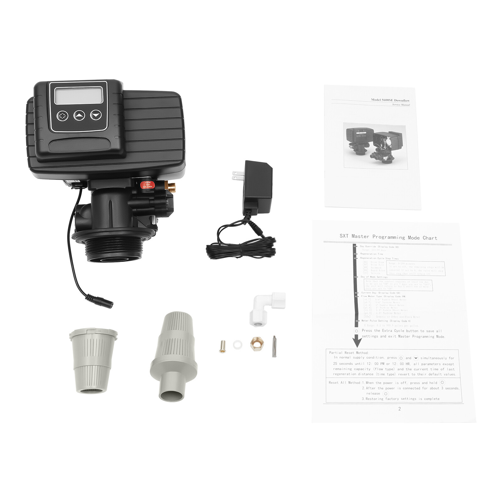 Water Softener Valve,5600SXT Time Type Digital Control Valve for Water Softener
