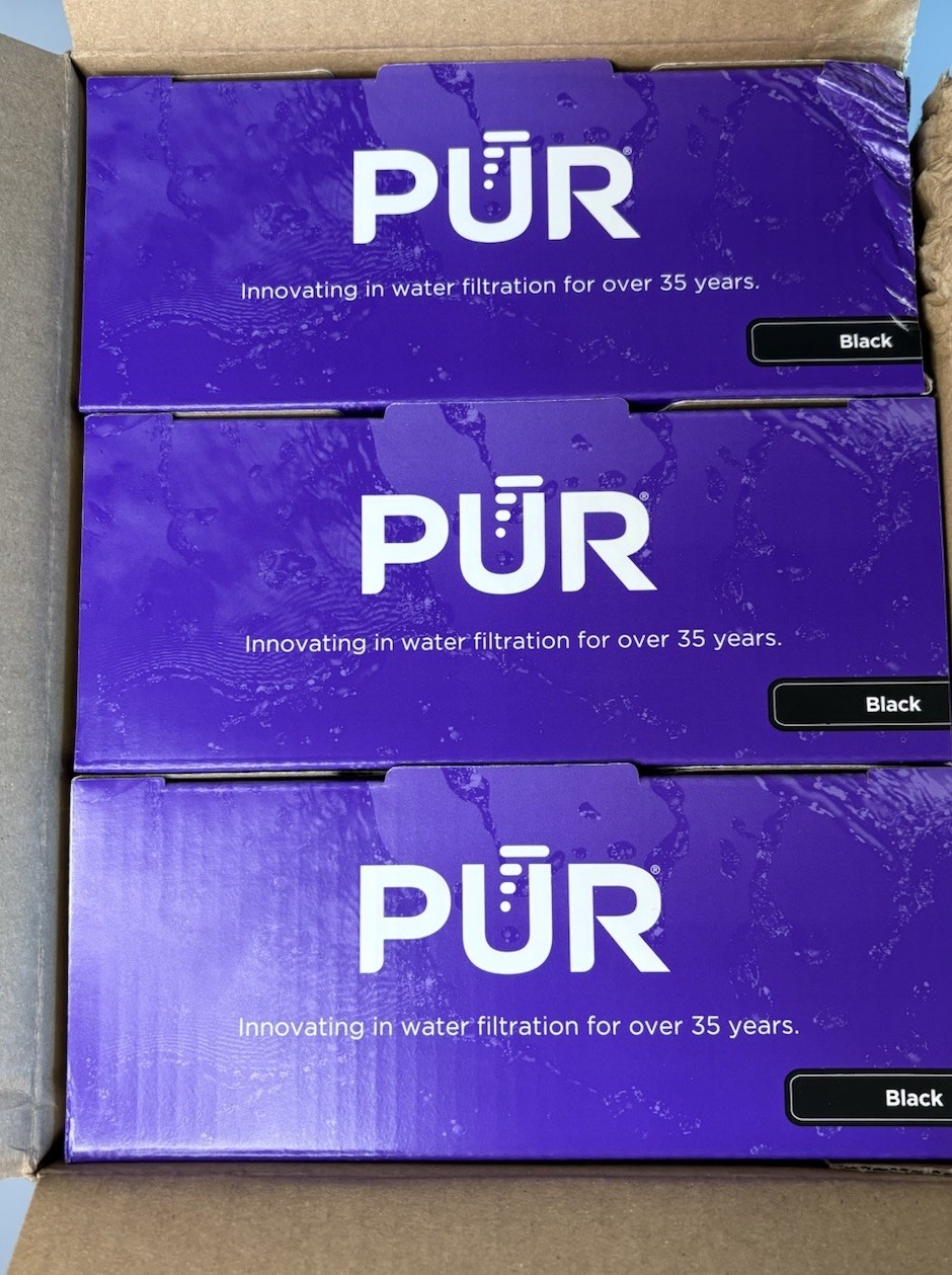 PUR FM-2000B Vertical Faucet Mount Filtration System Black Brand New 3 Pack