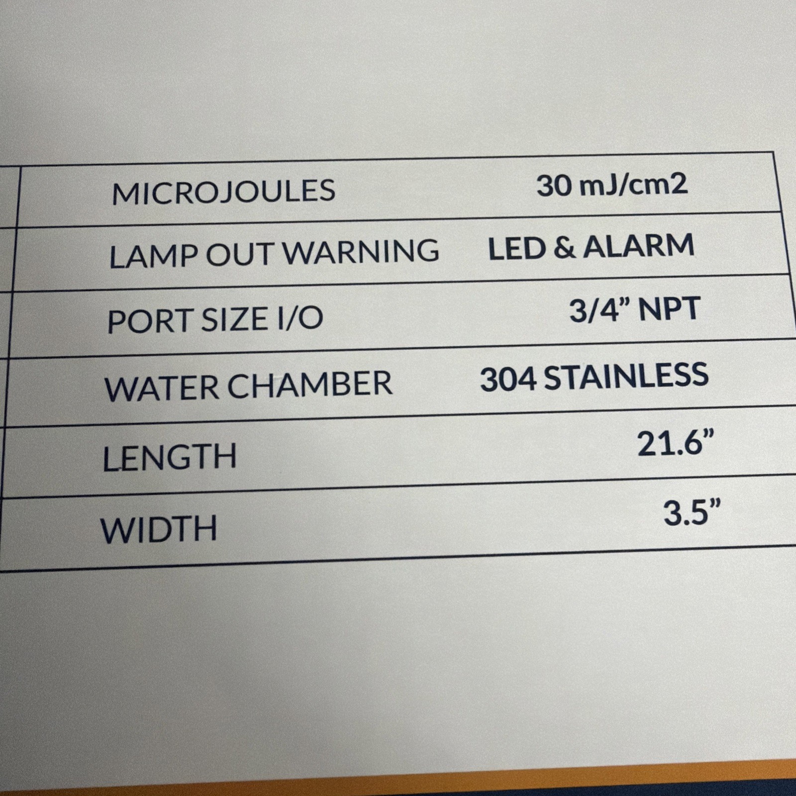 UV Whole House UV Light Water Filter 18 GPM Aquasure Quantum AS-UV18HO **read**