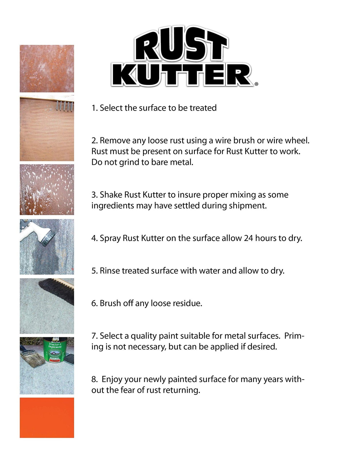 Rust Kutter- Gallon – Stops and Converts 128 Fl Oz (Pack of 1)