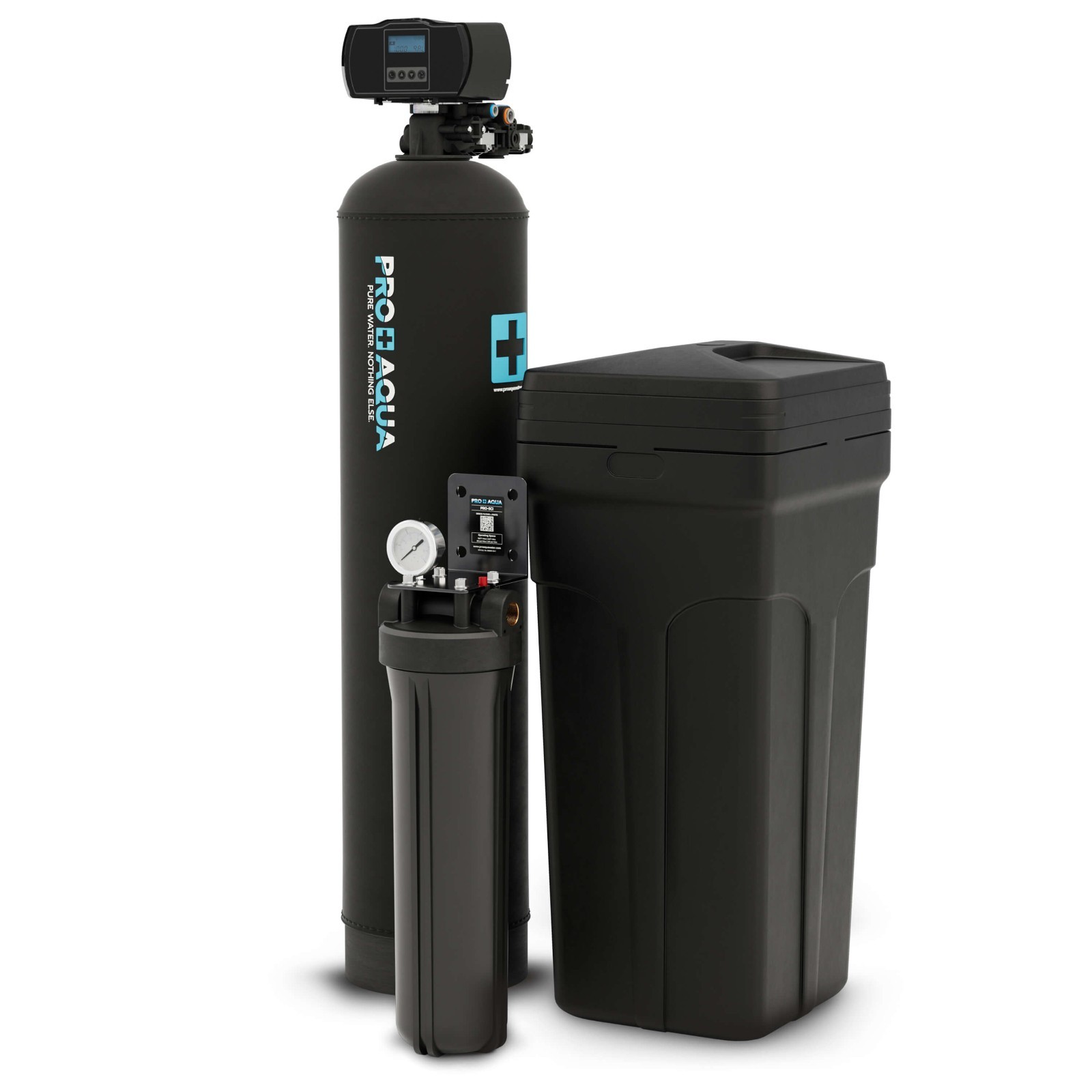 PRO+AQUA Whole House Water Filtration System with 35,000 Grain Softener