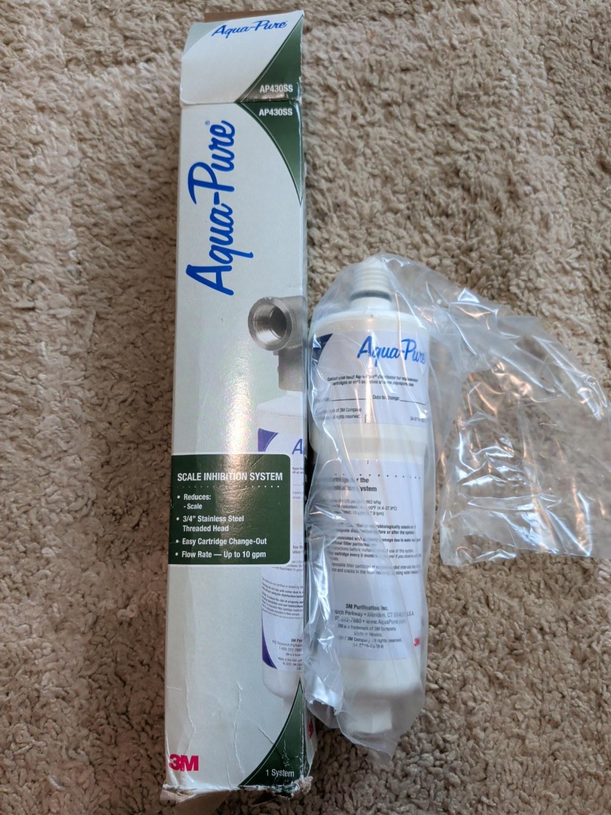 Aqua-Pure Scale Inhibitor Replacement AP30SSFilter (NO 3/4″ STEEL HEAD)