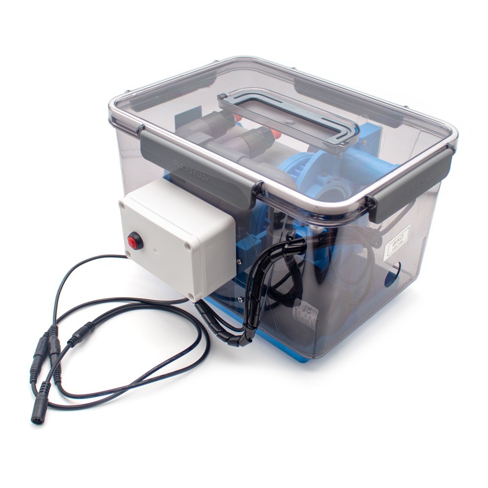 Automatic Backwash Filter, Rotary Drum Microfilter for Fish Ponds and Aquariums