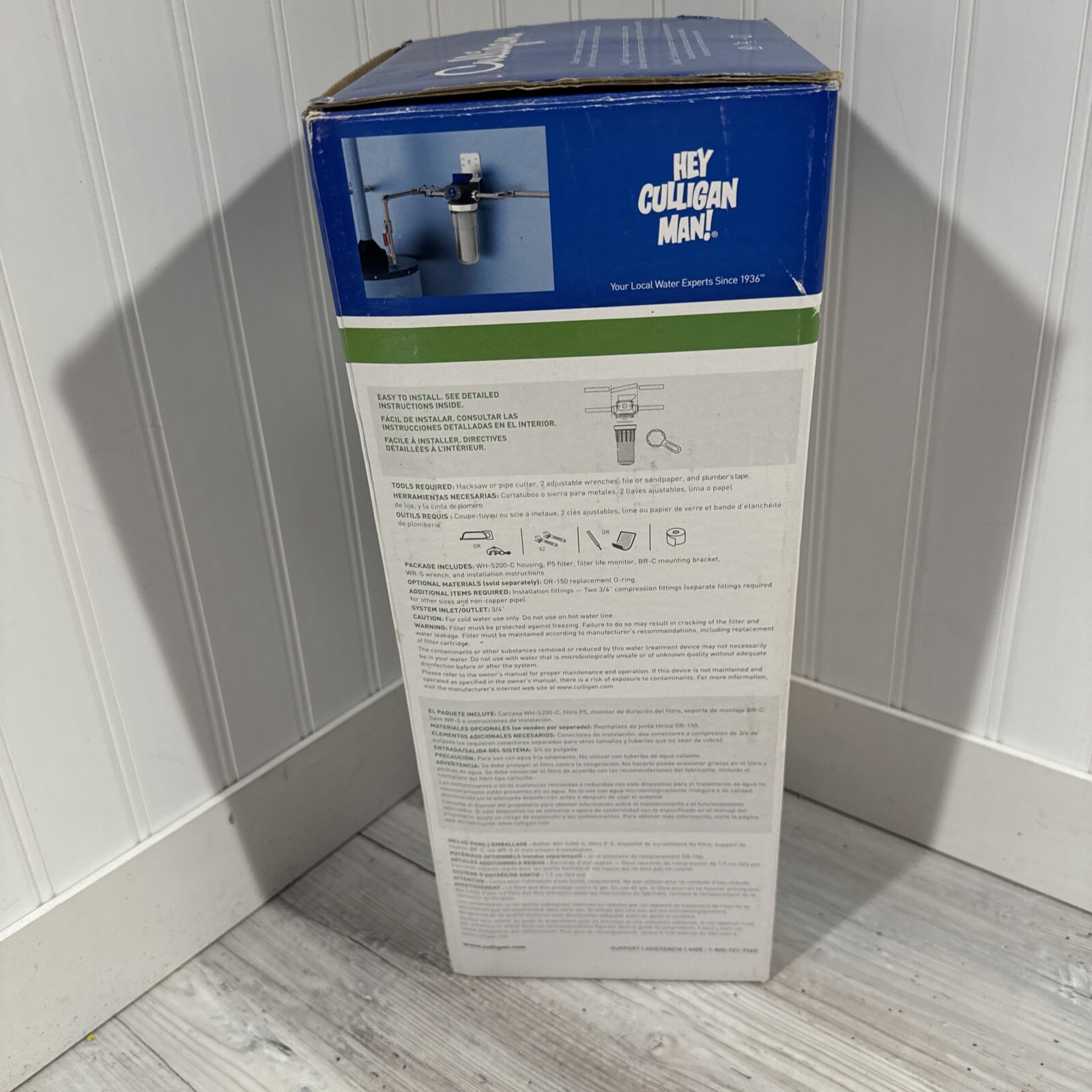 Culligan WH-S200-C 3/4” Inlet Whole House Water Filtration System