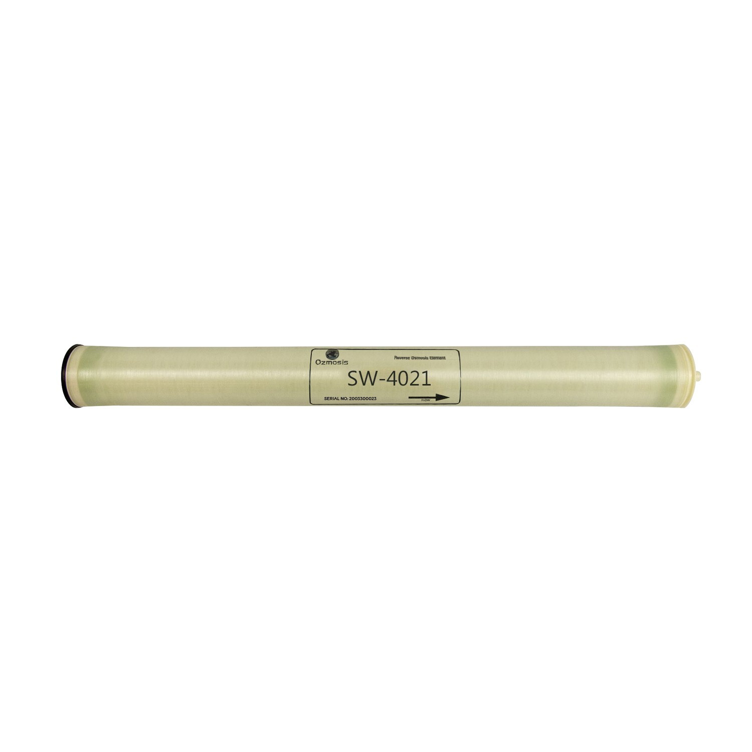 Ozmosis SW-4021 Reverse Osmosis Membrane 4″x21″ Seawater Desalination, 800 GPD