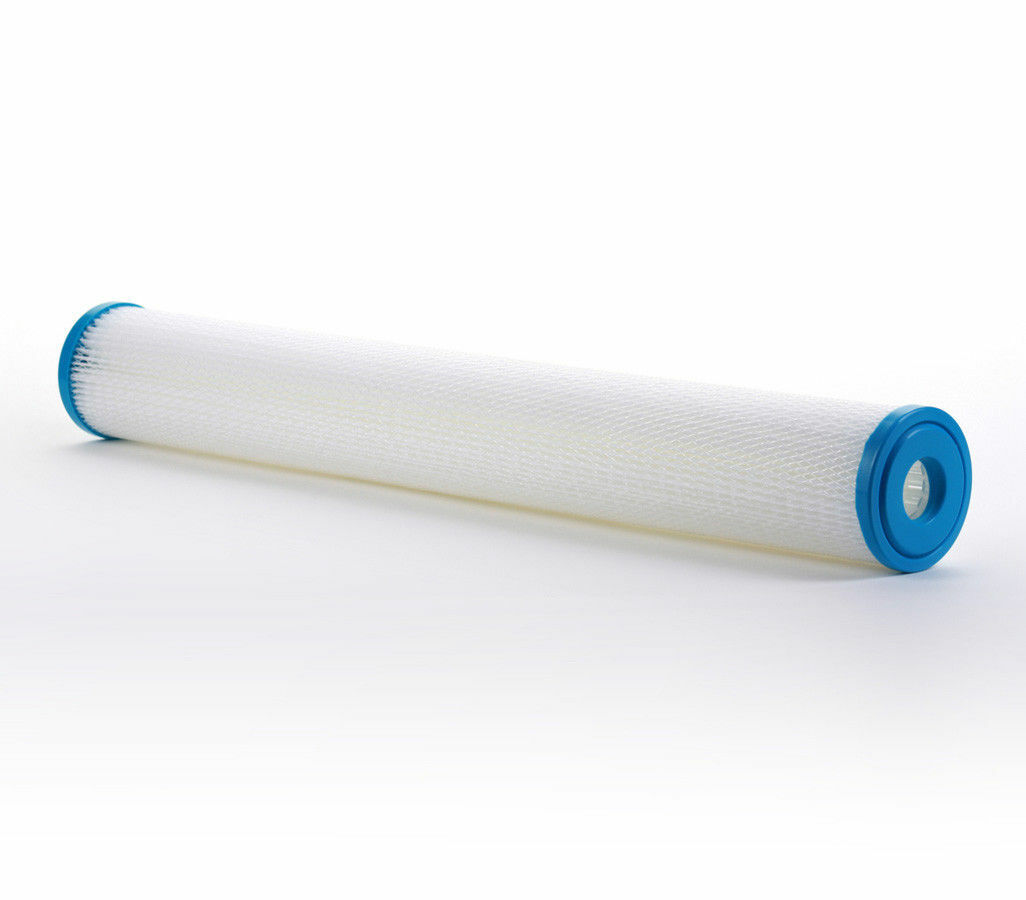 12 Pack : 2.5″ x 20″ TallBoy Polyester Pleated Sediment Water Filters 10 Micron