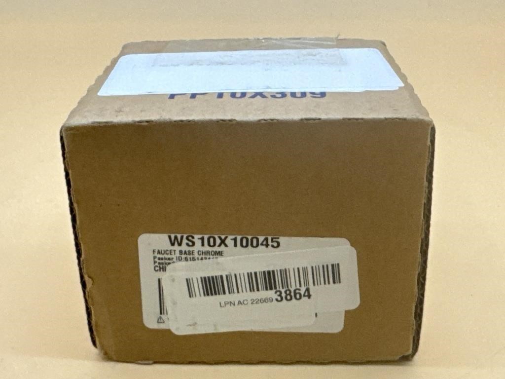 Genuine GE Appliances WS10X10045 Reverse Osmosis System Faucet Base (Chrome)
