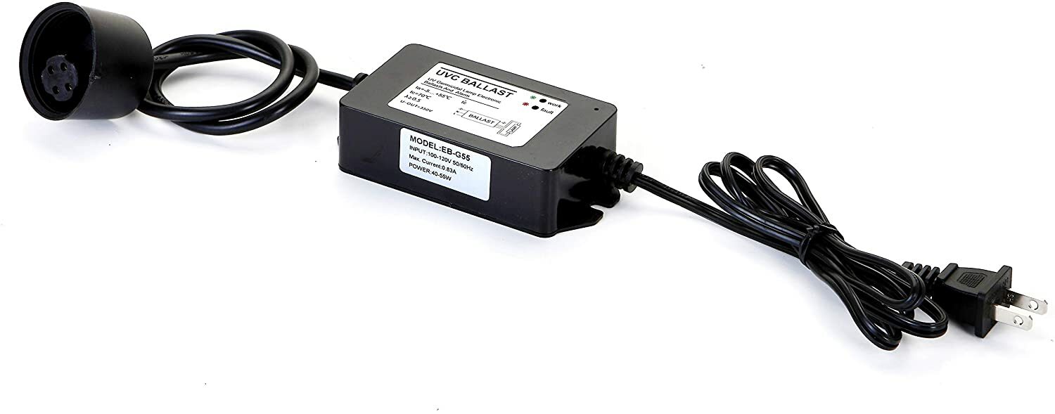 55W UV 220-240V EU Plug Ballast Ultraviolet Water Filter Purifier